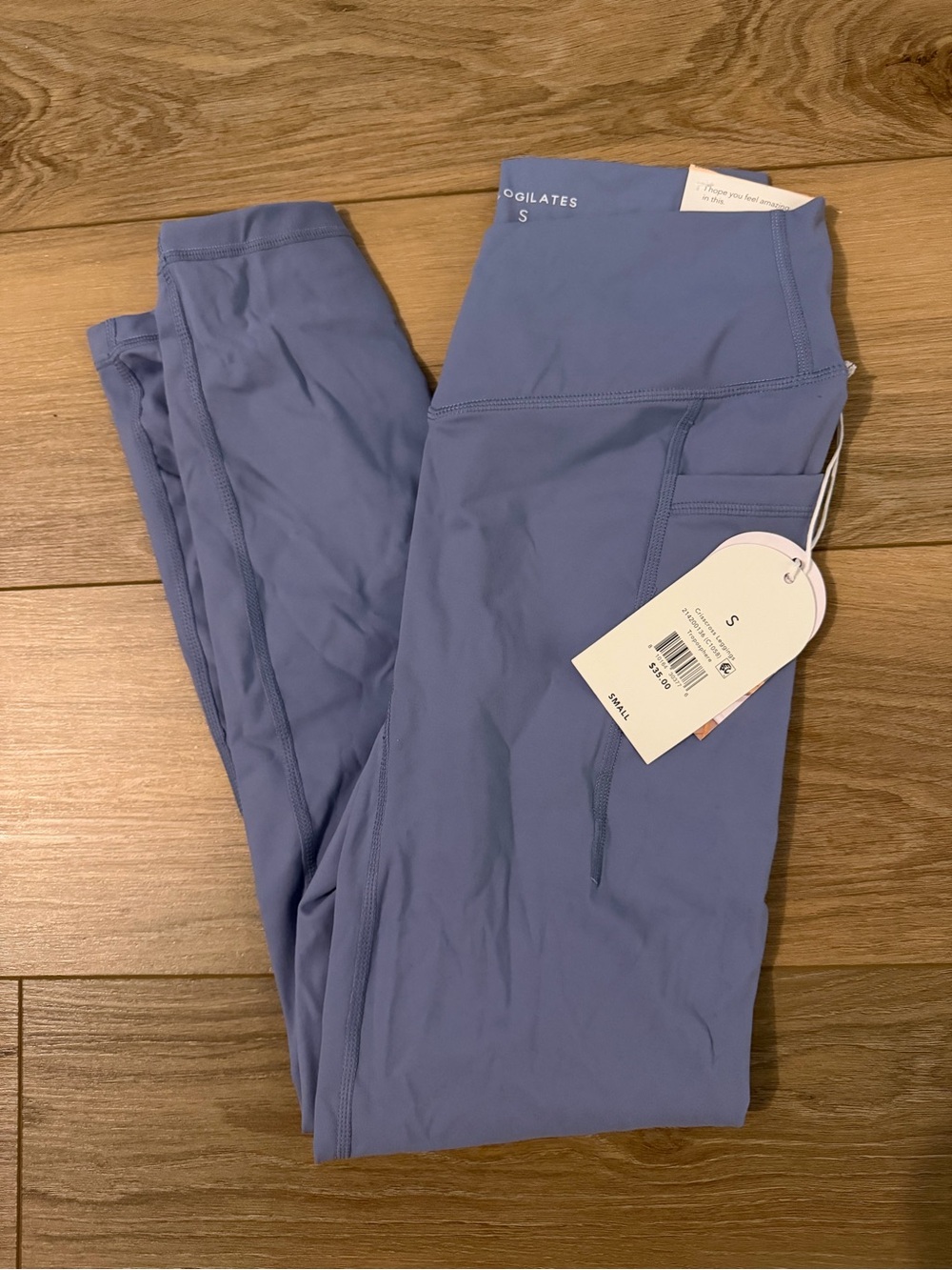 NWT Blogilates Crisscross Leggings - Periwinkle